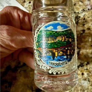 Heidelberg Glass Art with Blue and Green Accents